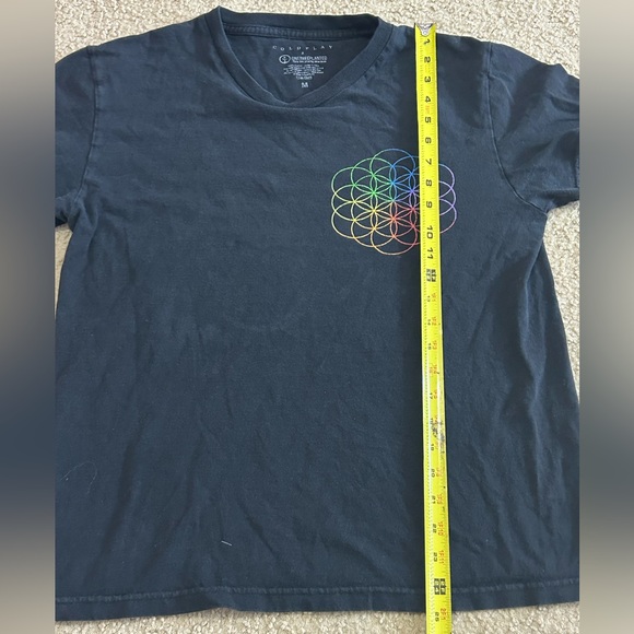 COLDPLAY Head Full Of Dreams T-Shirt Size Medium Double Sided - Picture 7 of 8